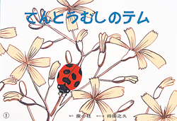 夕映えのてんとう虫、鉛筆画、サイズB2 てんとうむしのテム［フランス語版］ (紙芝居 フランス語版) ：得田之